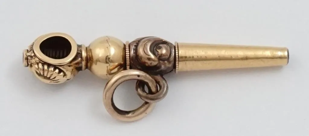 1860's Patek Philippe Antique Mens Midsize 40mm Hunter Case Pocket Watch with Box & Tag - 18K Gold