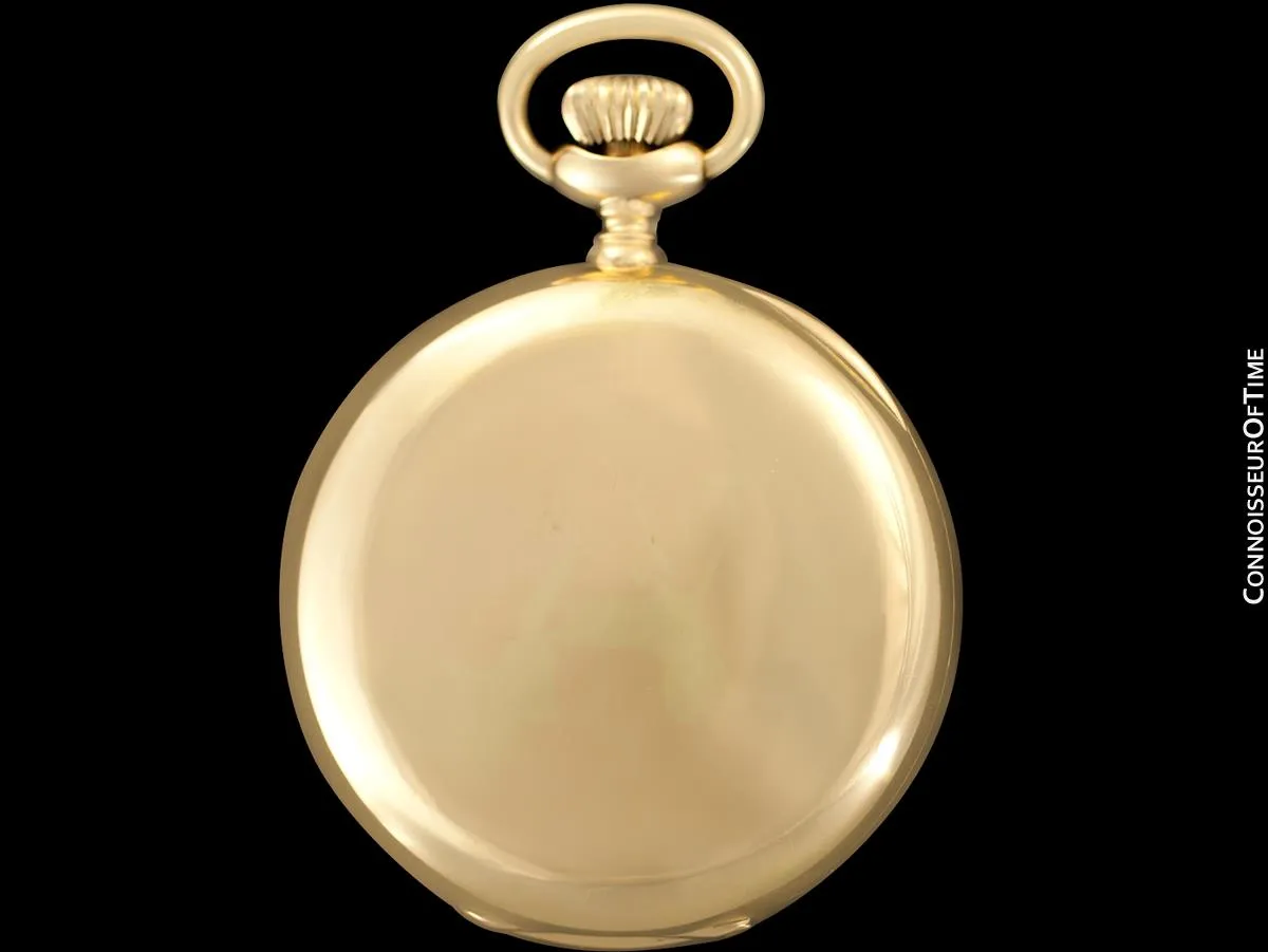 1870's E. Howard & Co. Antique 18 Size N Pocket Watch with Exceptional Fancy Dial - 18K Gold