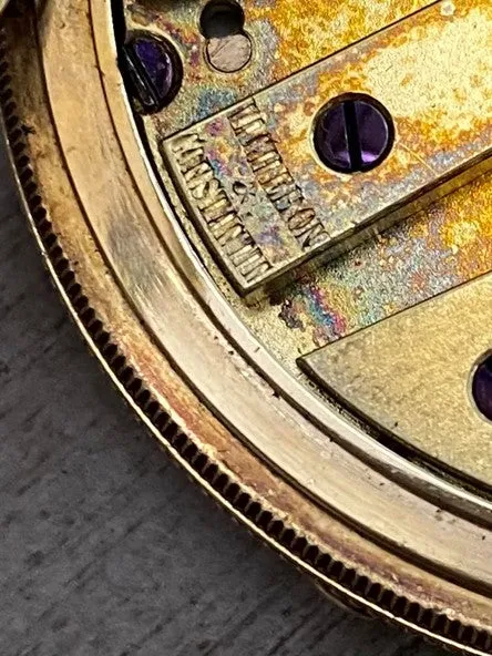 1870's Vacheron & Constantin Mens Ornate Antique 46mm Pocket Watch - 18K Gold