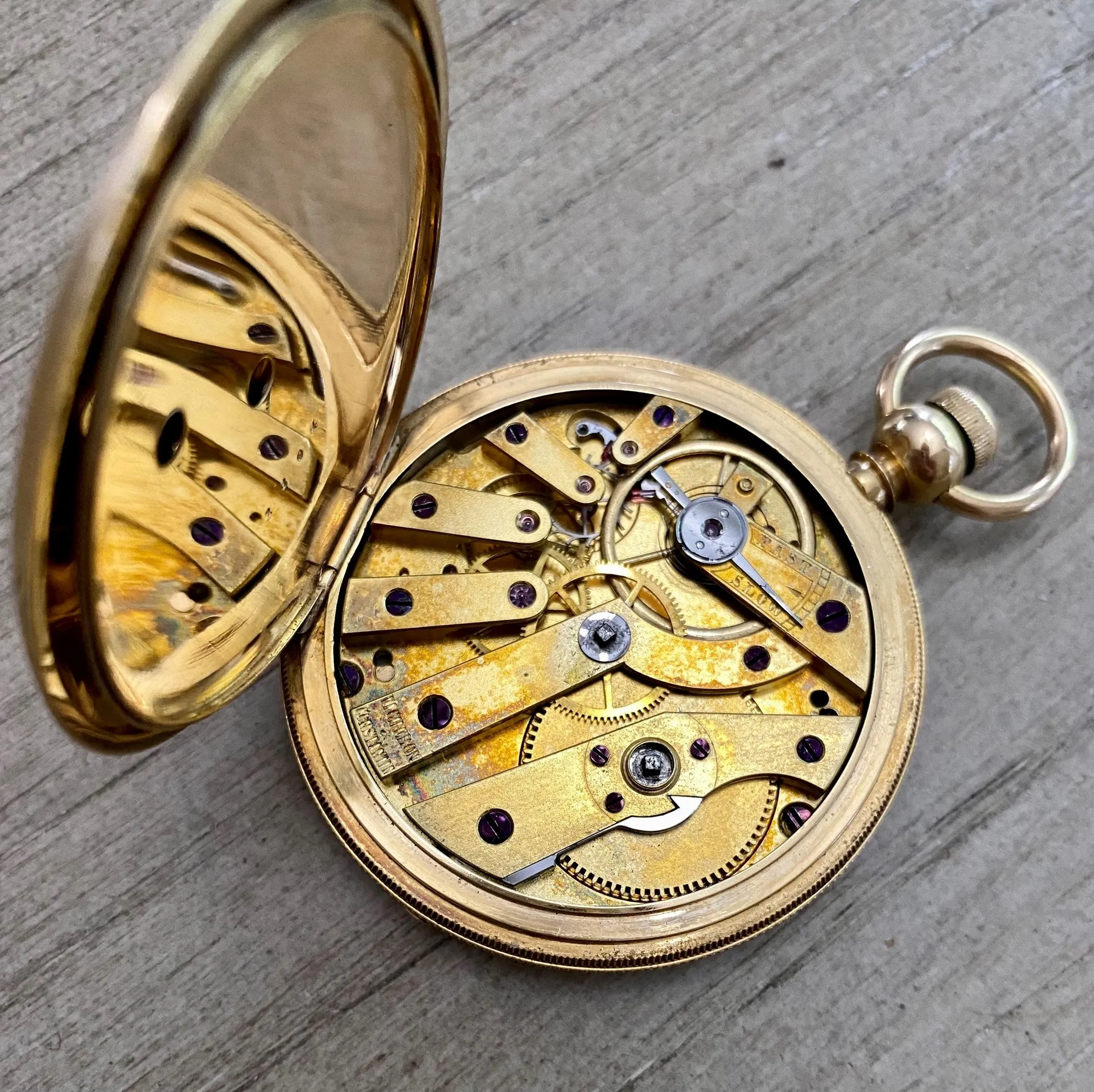 1870's Vacheron & Constantin Mens Ornate Antique 46mm Pocket Watch - 18K Gold