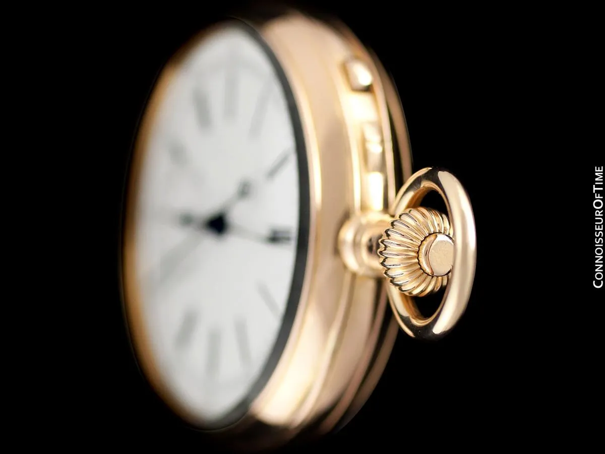 1890 Patek Philippe Split-Second Chronograph Vintage / Antique Mens 50mm Pocket Watch - 18K Gold