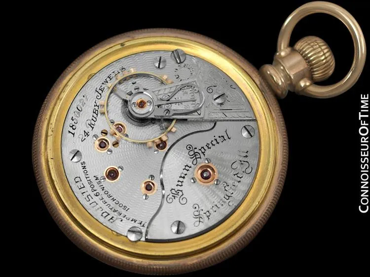 1906 Illinois Railroad 18 size Gold Filled Pocket Watch - (23J) 24J Bunn Special