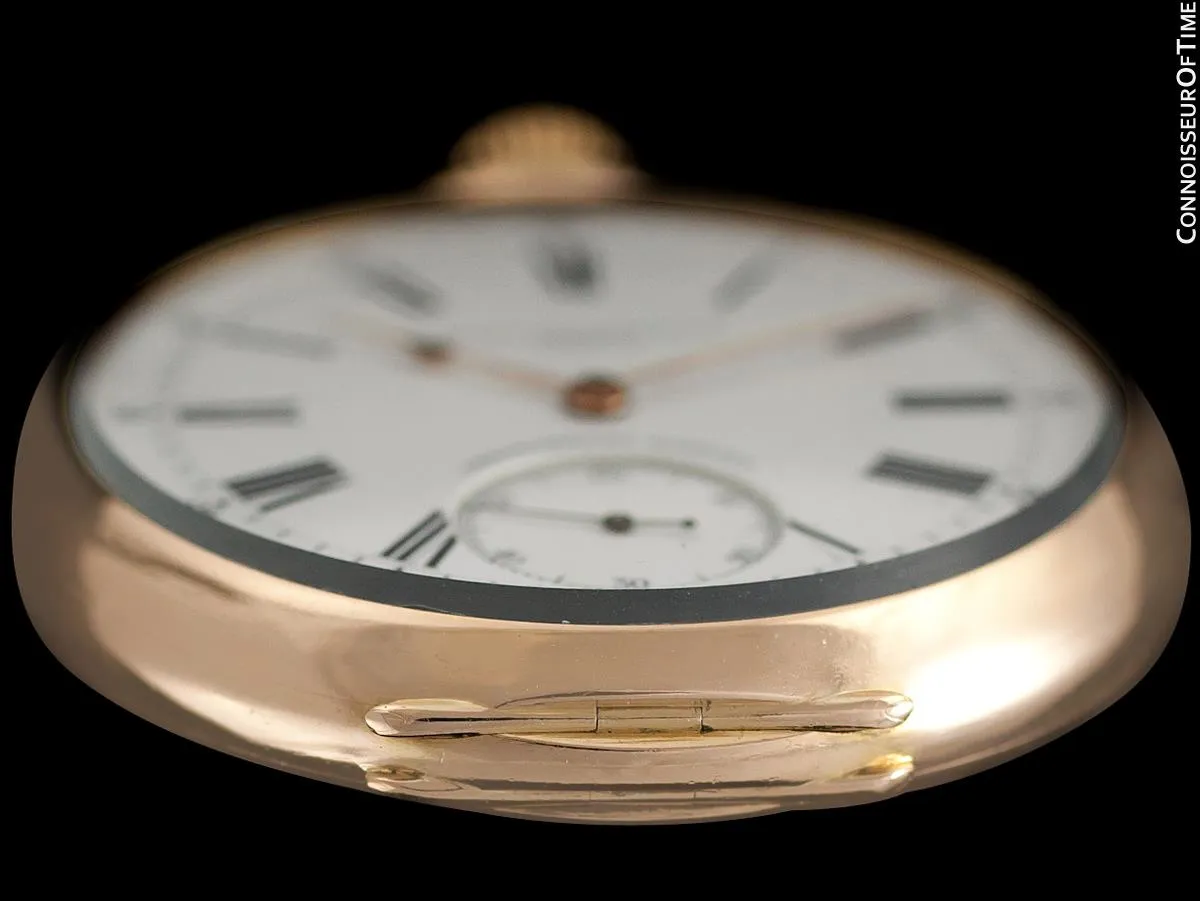 1910 Patek Philippe Chronometro Gondolo Vintage / Antique Mens 51mm Pocket Watch - 18K Rose Gold