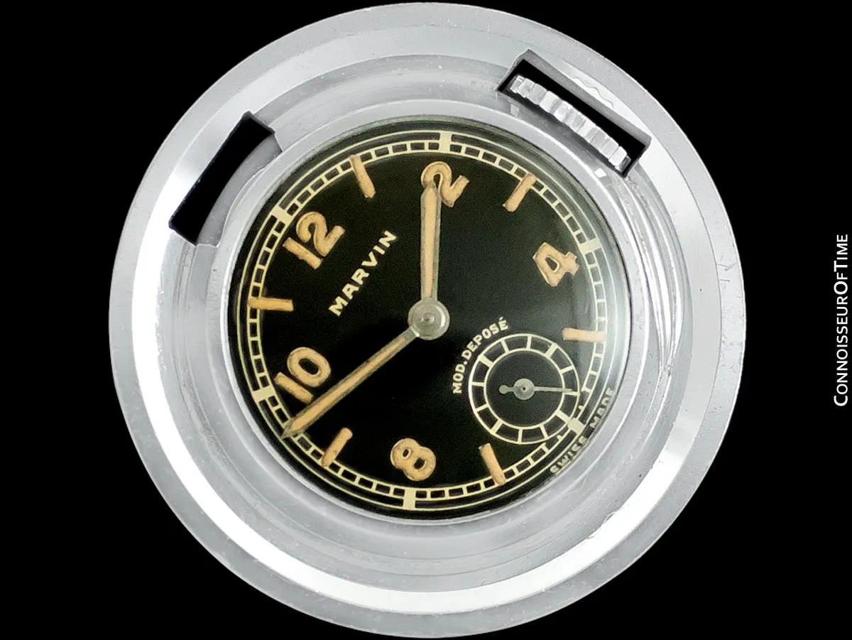 1930's Marvin Antique Fob Watch - Owned By King Edward VIII & The Duchess Of Windsor