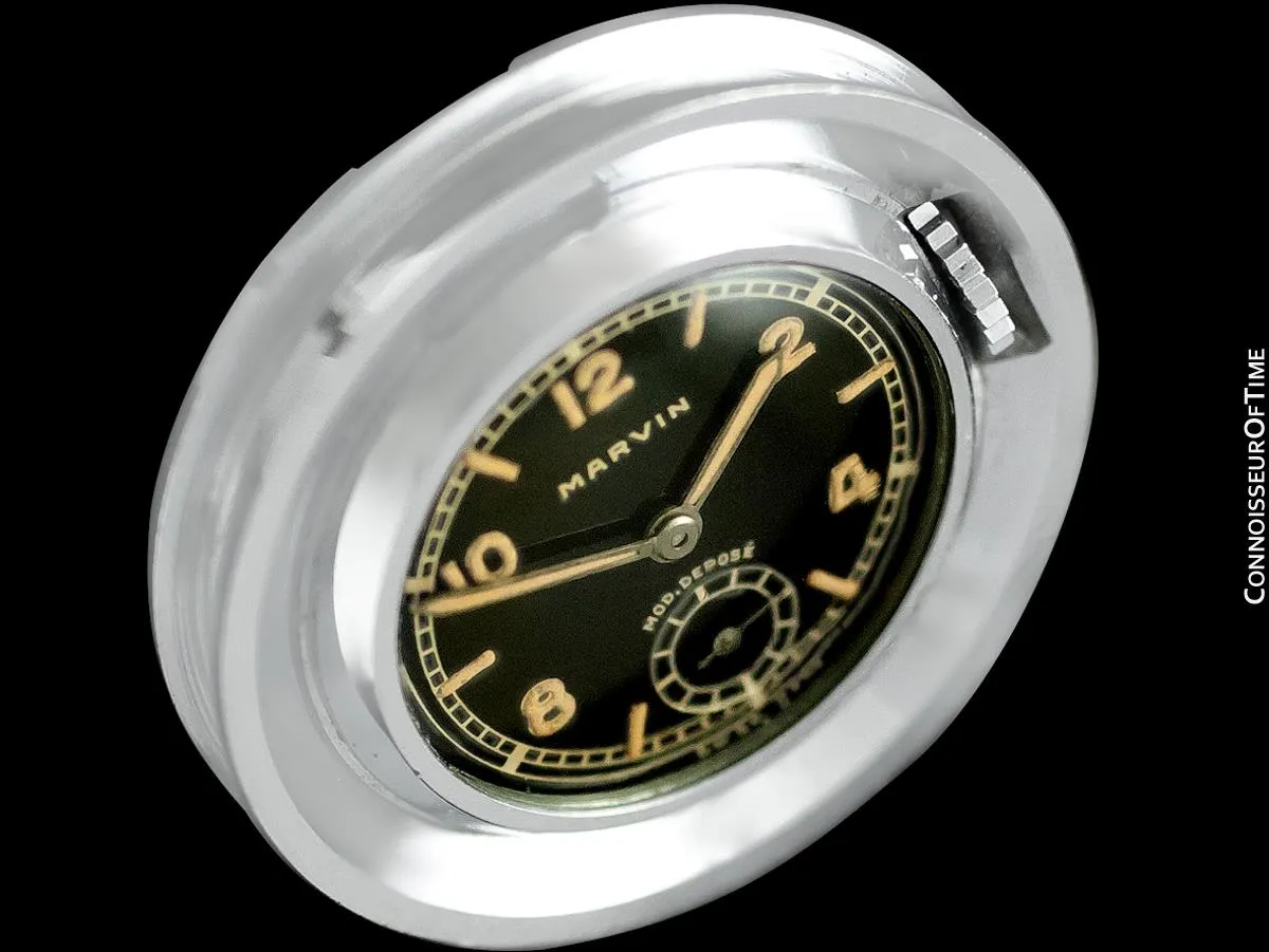 1930's Marvin Antique Fob Watch - Owned By King Edward VIII & The Duchess Of Windsor