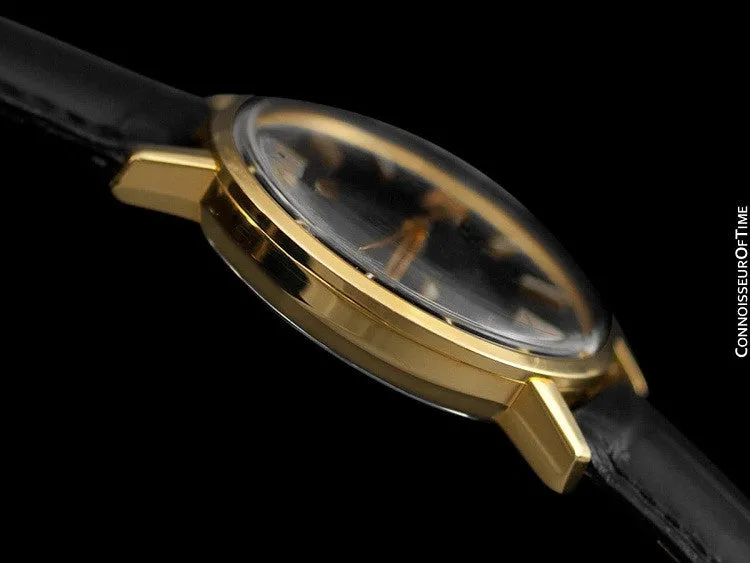 1974 Omega De Ville Vintage Mens Full Size Automatic Watch - 18K Gold Plated & Stainless Steel