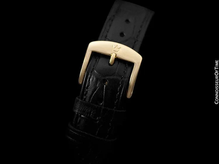 1974 Omega De Ville Vintage Mens Full Size Automatic Watch - 18K Gold Plated & Stainless Steel