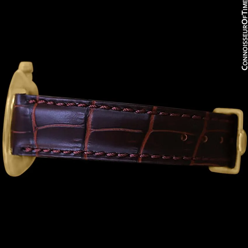 1978 Omega De Ville Accuset Vintage Mens Quartz Watch - 18K Gold Plated