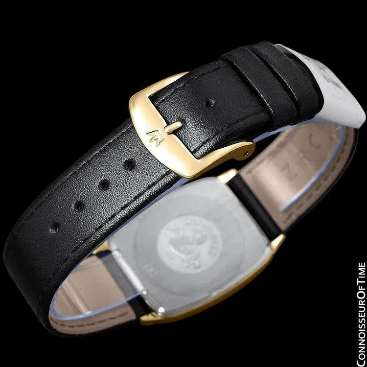 1980's Omega Seamaster Vintage Mens Midsize Quartz Watch - 18K Gold Plated & Stainless Steel