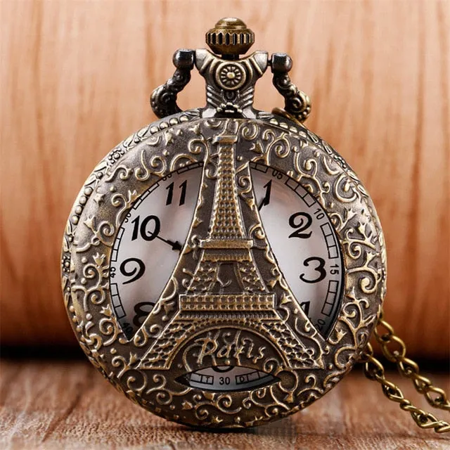 2019 New Train Locomotive Engine Pattern Hollow Cover Design Pocket Watch Necklace Pendant Chain Unisex Gifts Clock cep saati