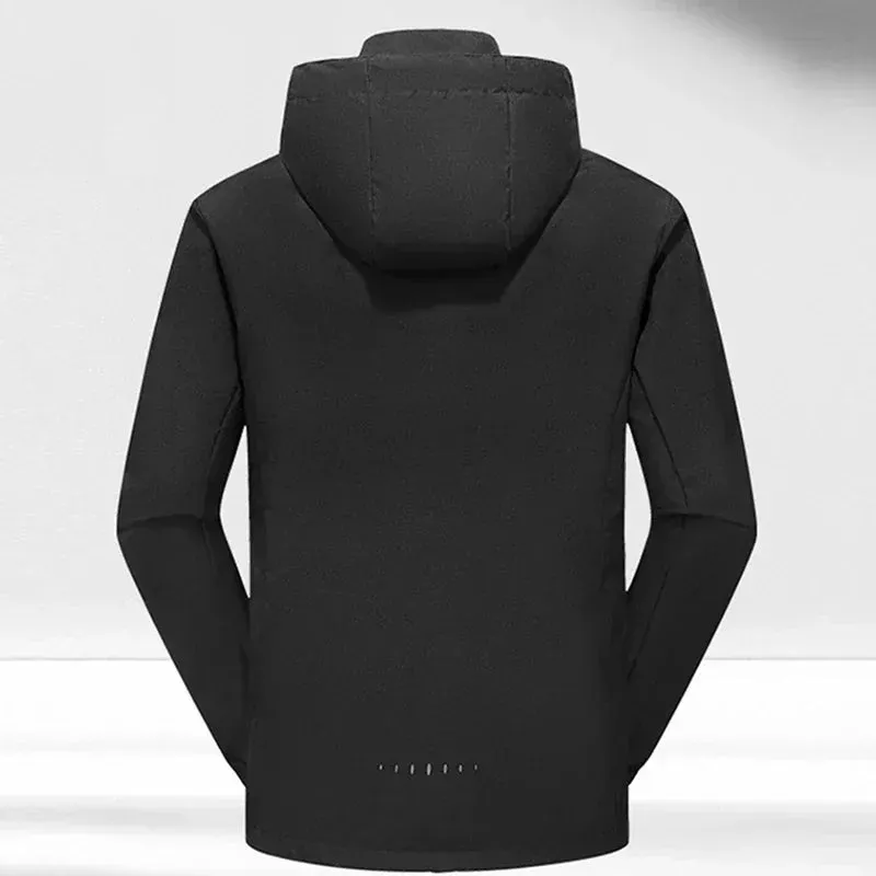 2024 Autumn Hiking Jackets Men Waterproof Clothes Thin Windbreaker Hunting Camping Trekking Jackets Outdoor Windproof Coats Male