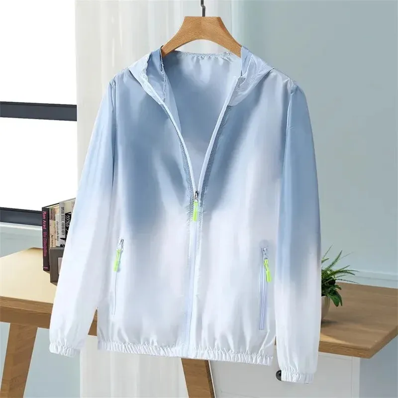 2024 Women Jacket Waterproof Windbreaker Jackets Female Hooded Summer Sunproof Windproof Coats Women's Outdoor Hiking Thin Coat