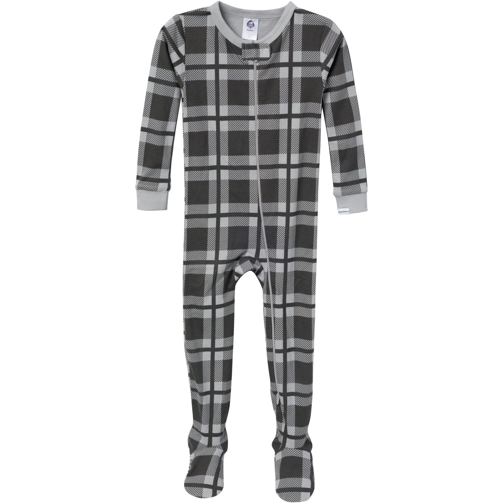 4-Pack Baby & Toddler Boys Moose Snug Fit Footed Pajamas