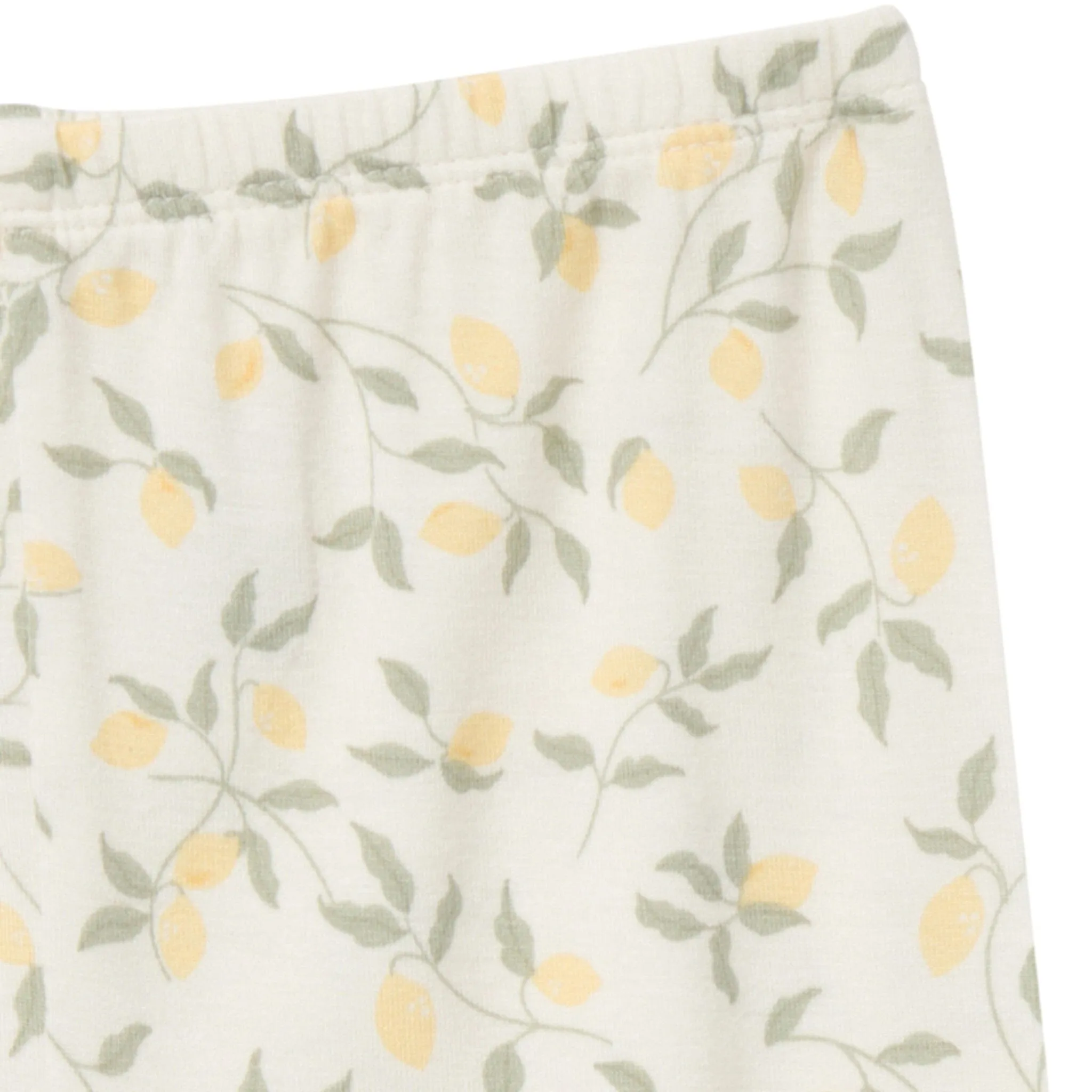 4-Piece Infant & Toddler Girls Lemon Vines Snug Fitting Pajamas