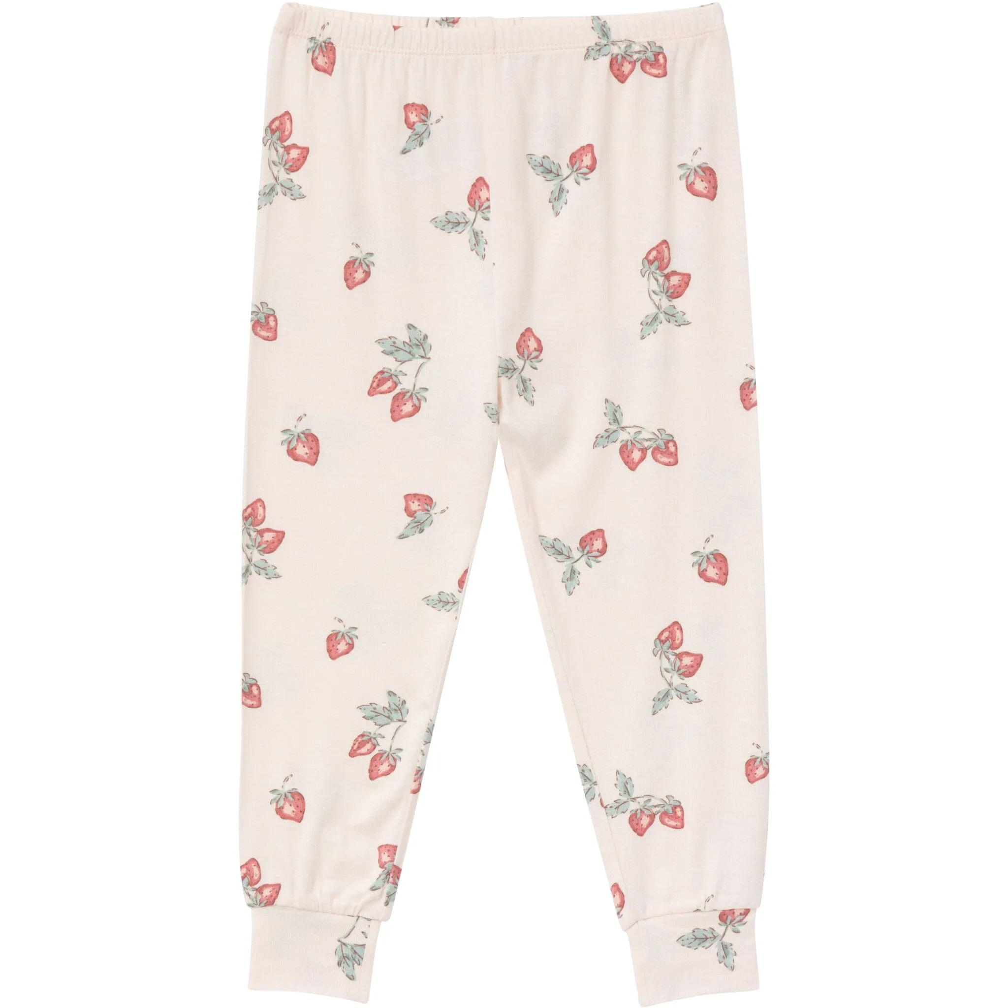 4-Piece Infant & Toddler Girls Rose Strawberry Snug Fitting Pajamas