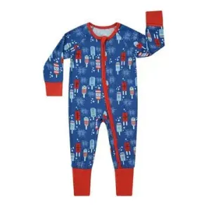 4th of July Party Pops Bamboo Convertible Footie Pajamas