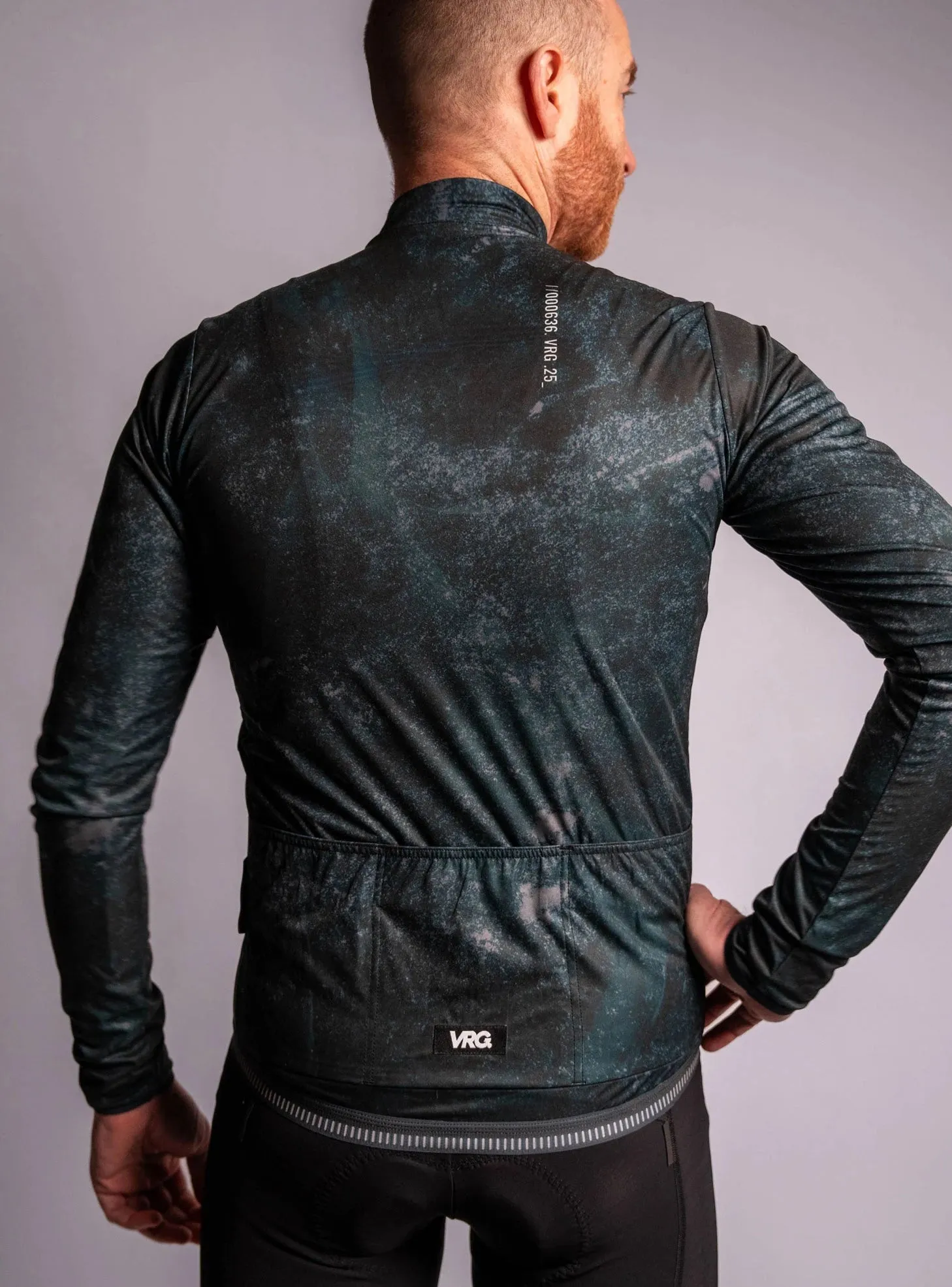 636 VRG LIGHTWEIGHT RAIN JACKET - TEXT - MEN