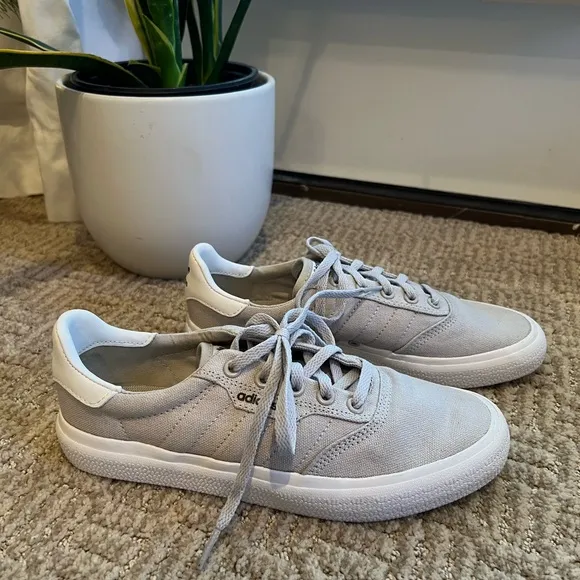 ADIDAS 3MC Vulc Light Solid Grey Shoes Mens Sixe 5.5 Womens 7