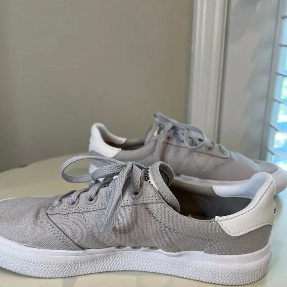 ADIDAS 3MC Vulc Light Solid Grey Shoes Mens Sixe 5.5 Womens 7