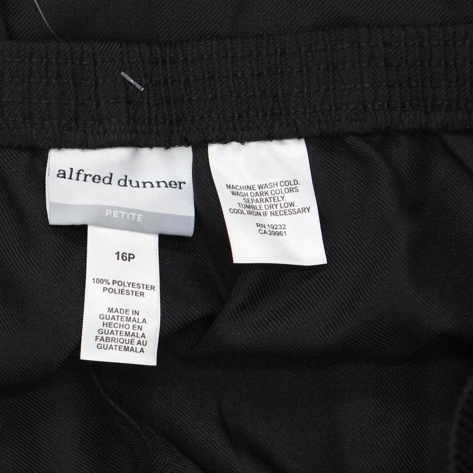 Alfred Dunner Women's All Around Elastic Waist Polyester Pants 09301