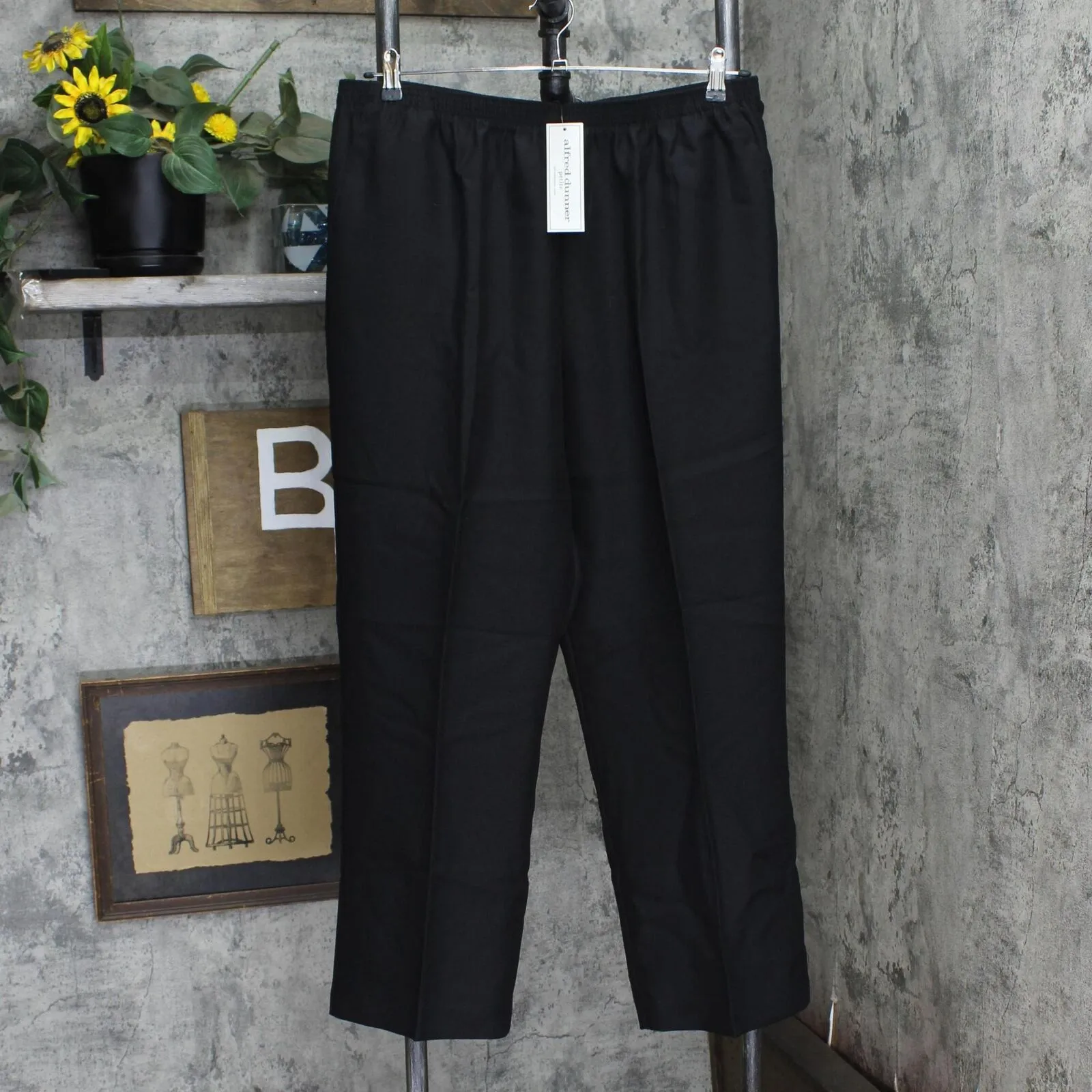 Alfred Dunner Women's All Around Elastic Waist Polyester Pants 09301