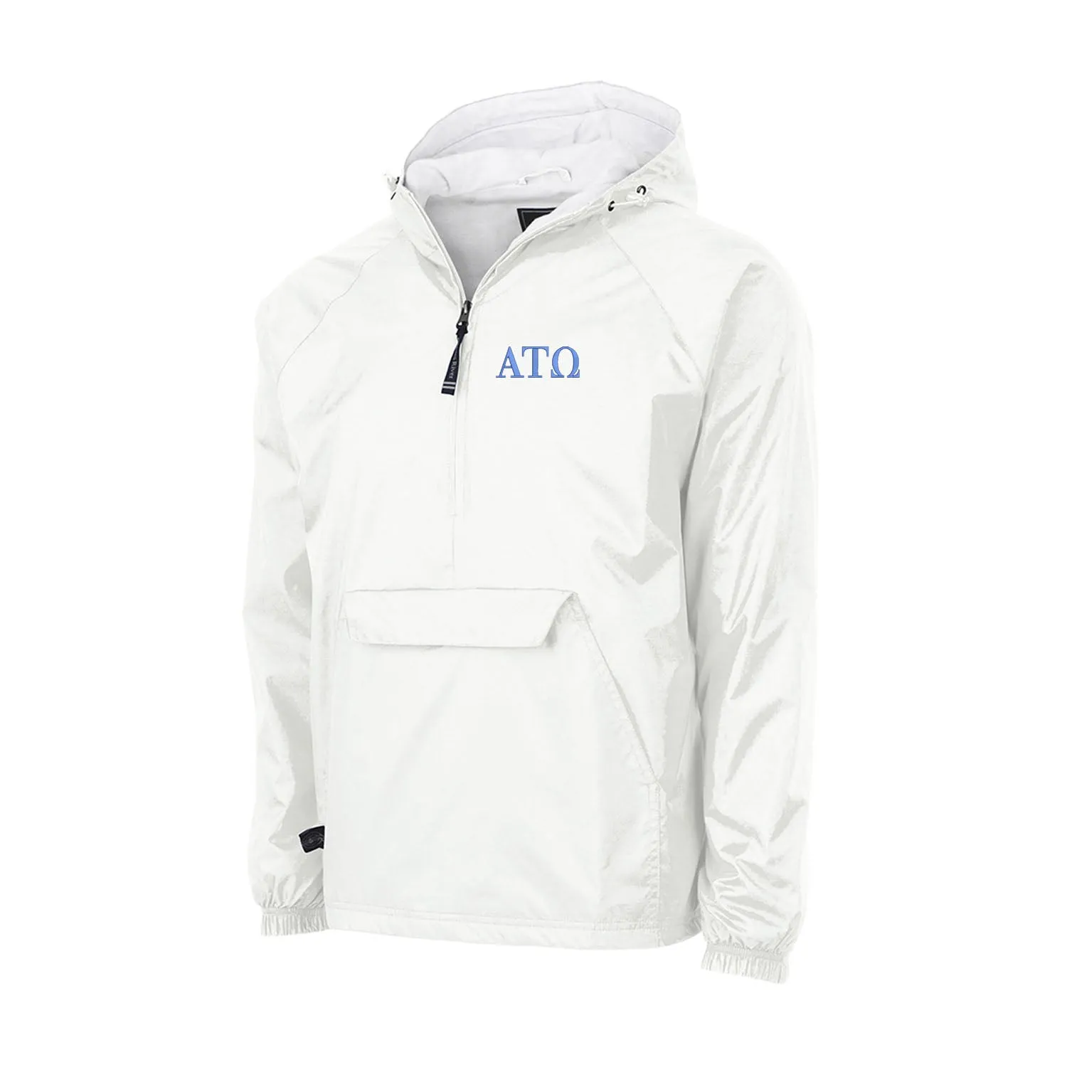 Alpha Tau Omega Flannel Lined Windbreaker - Letters