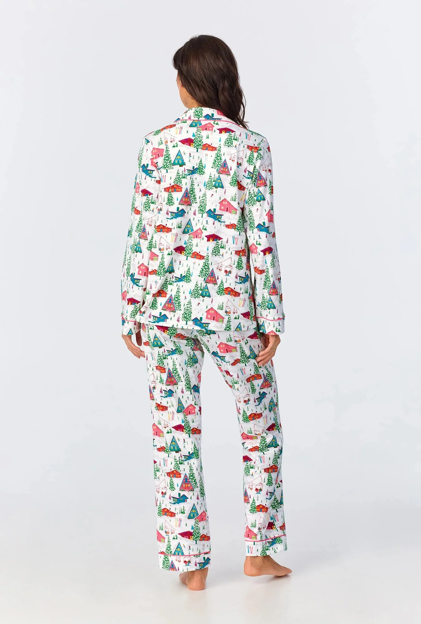 Alpine Cabins Long Sleeve PJ Set