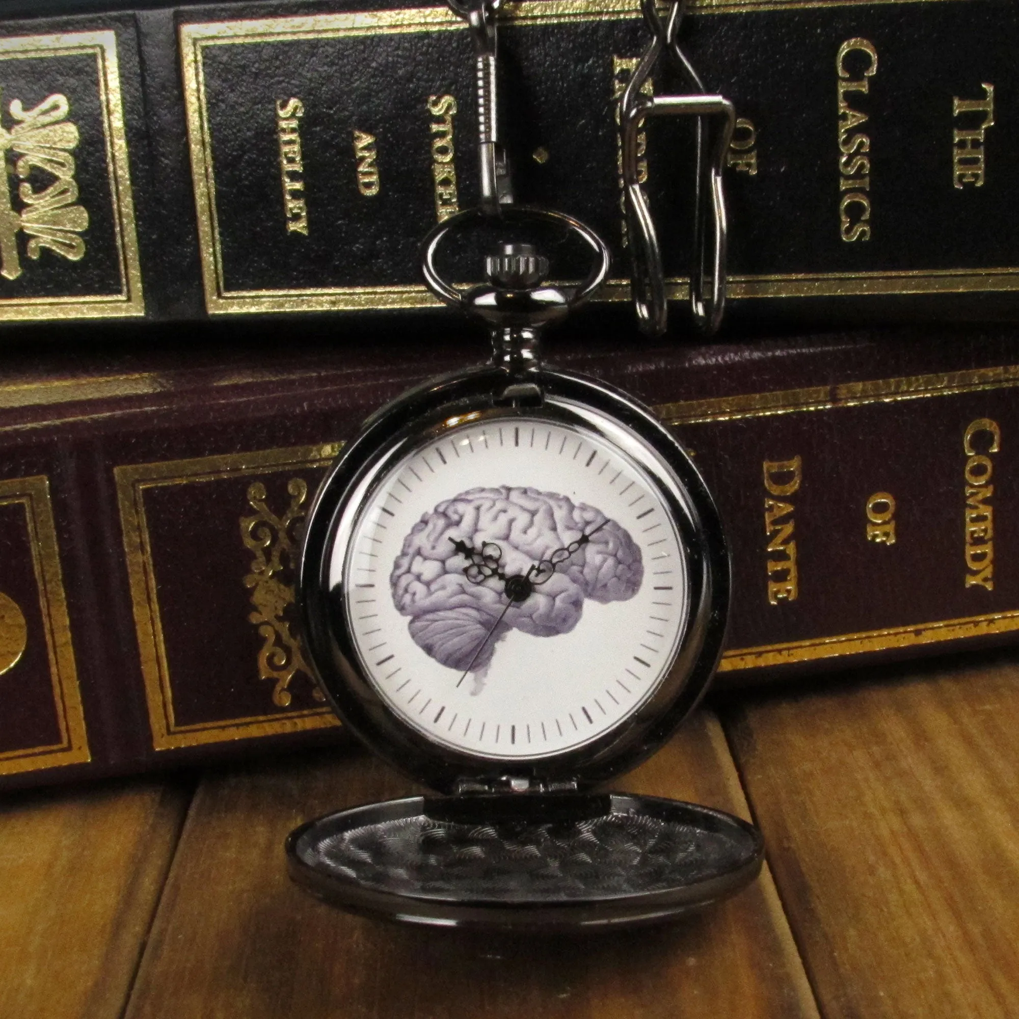 Anatomical Brain Pocket Watch