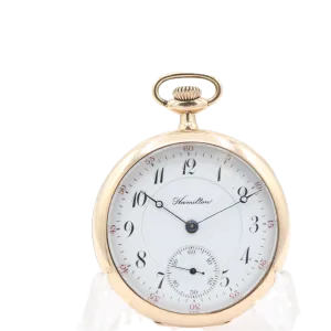 Antique 16s 1911 Hamilton Swing-out 19 Jewel Pocket Watch 952 Gold Filled