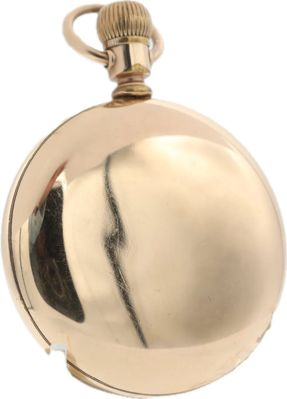 Antique 18 Size Hamilton Mechanical Railroad Pocket Watch Grade 940 14k GF
