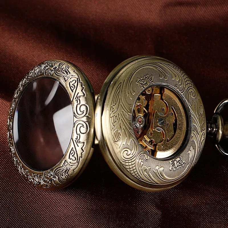 Antique Bronze Steampunk pocket watch