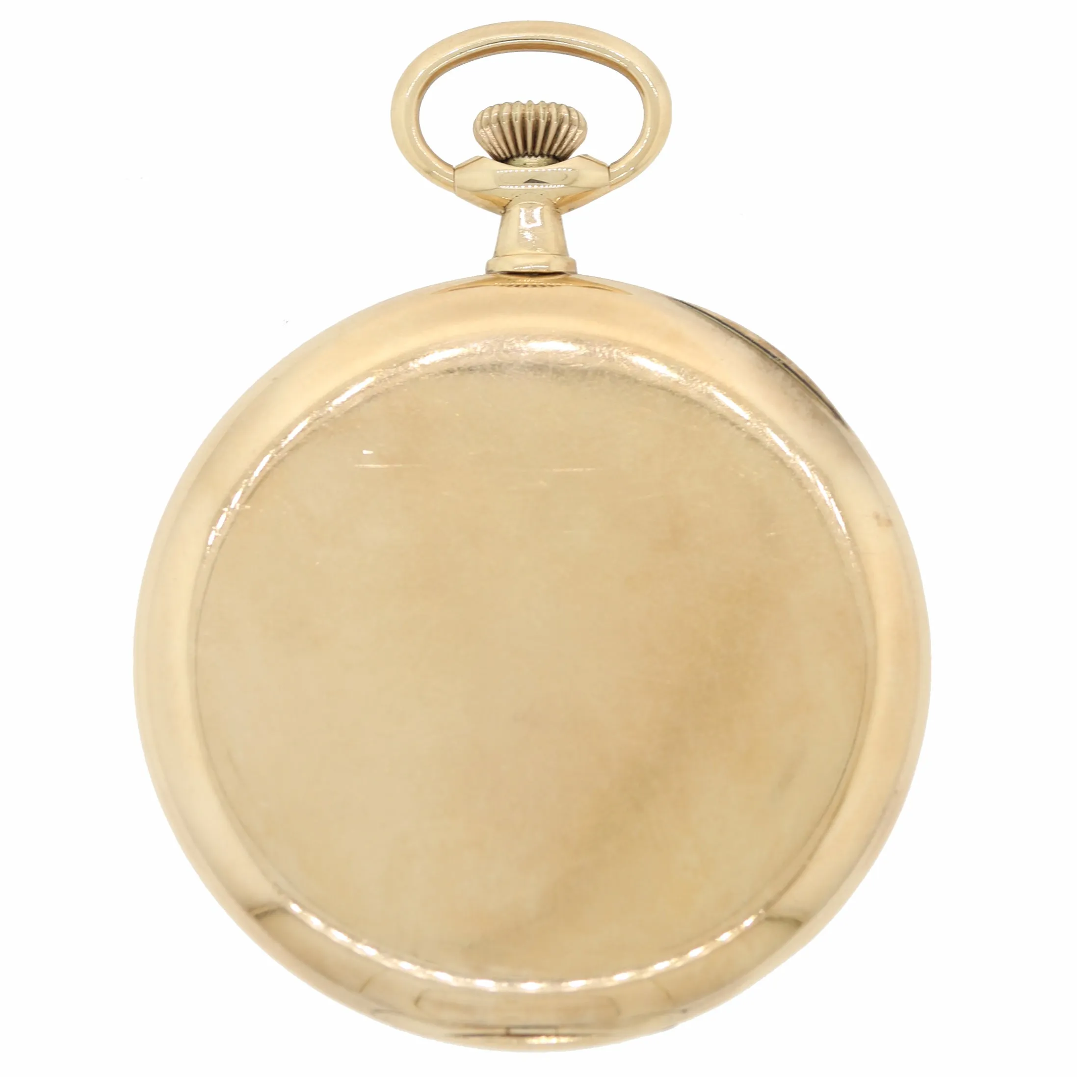 Antique Ulysse Nardin Solid 14k Gold Manual Swiss Full Hunter Pocket Watch
