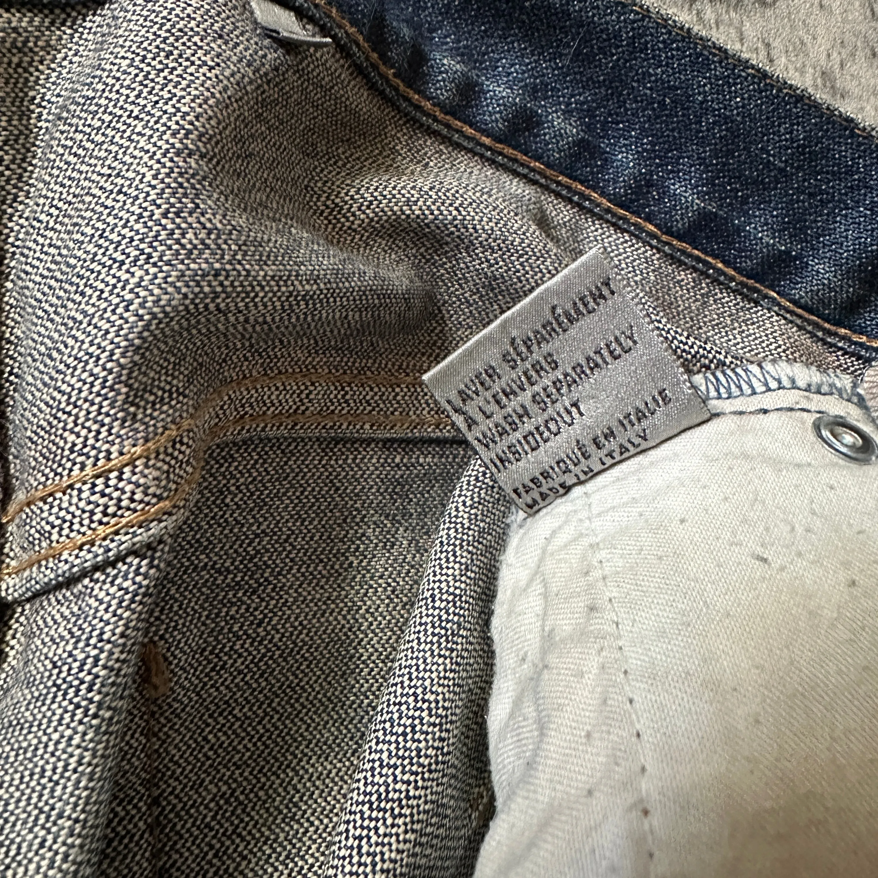 AW05 Dior Homme “Rust” Denim