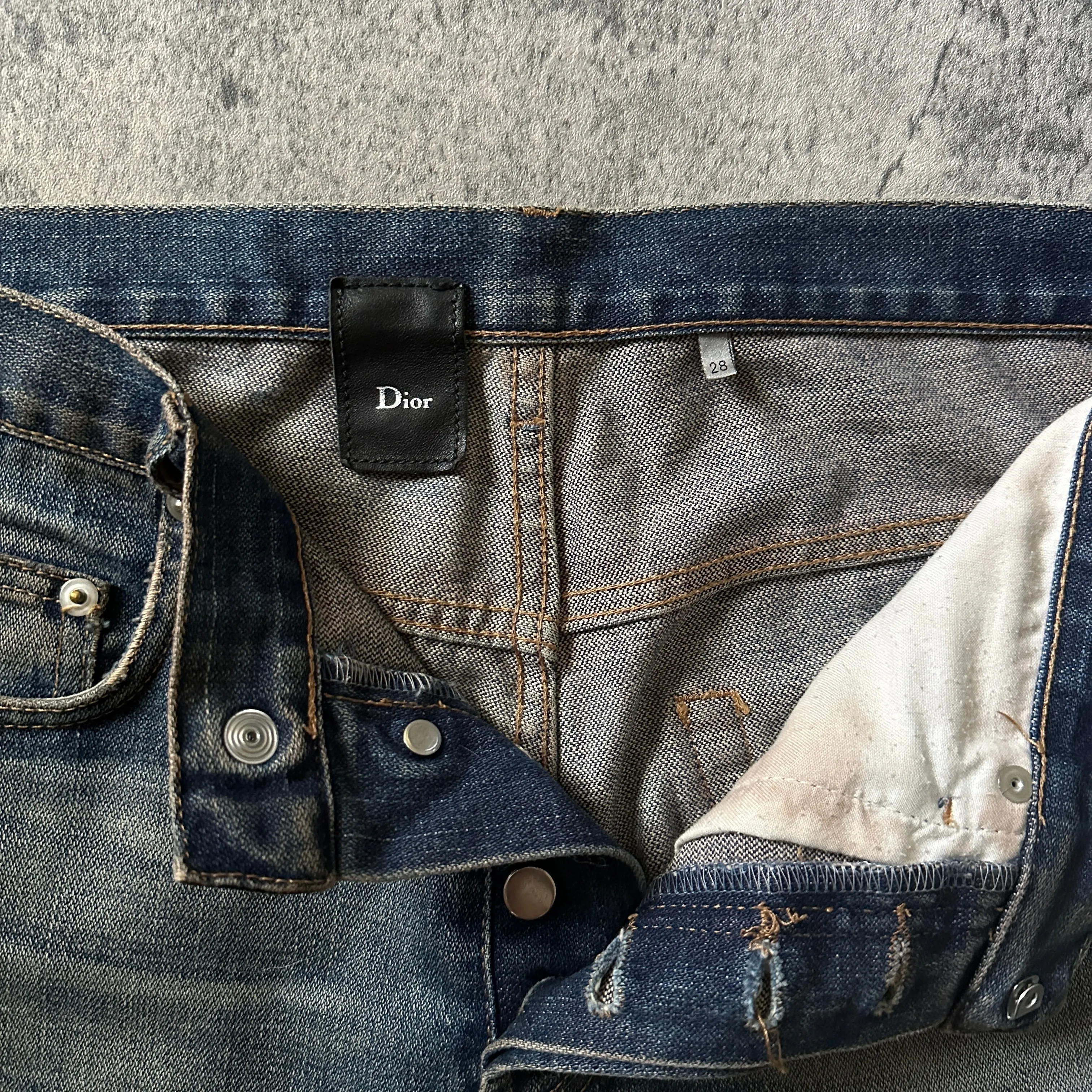 AW05 Dior Homme “Rust” Denim