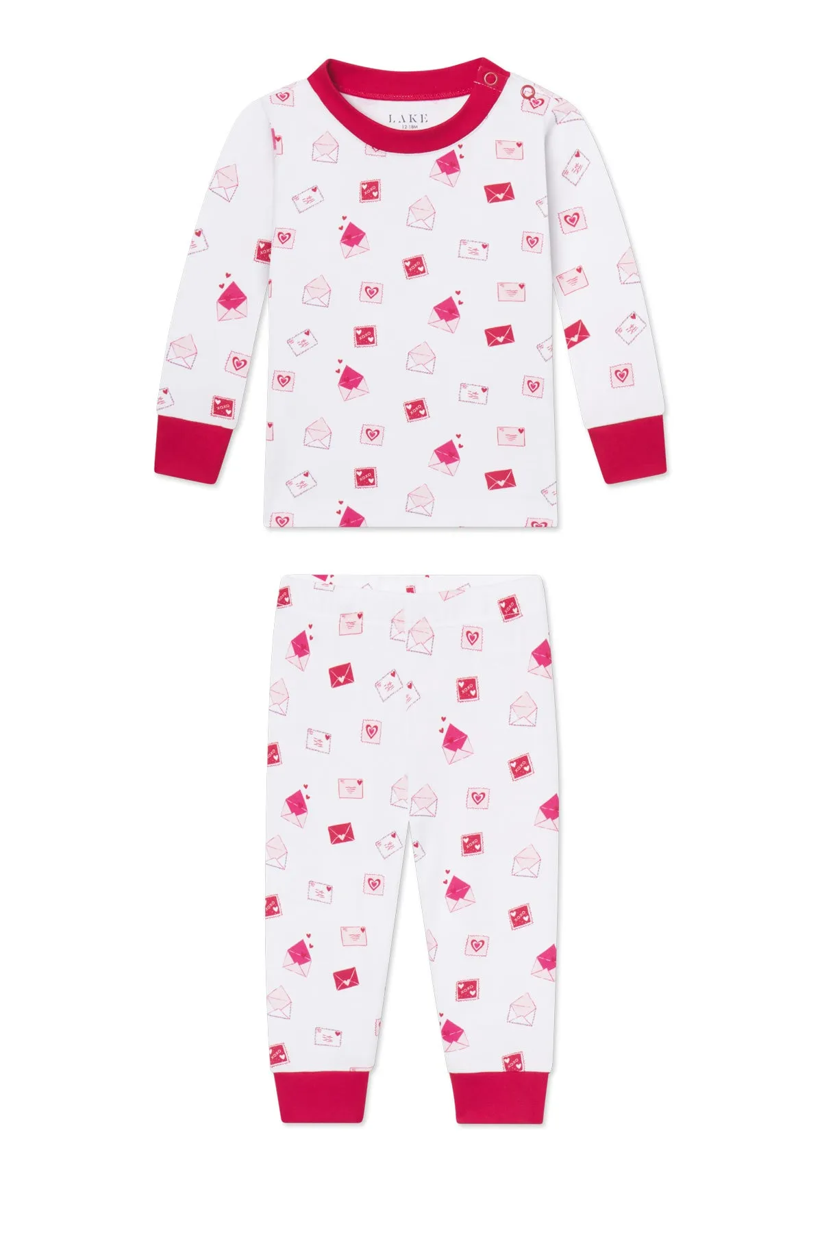 Baby Long-Long Set in Love Letters