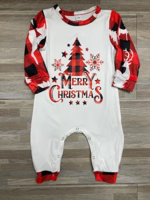 BABY Merry Christmas Plaid Pajamas - Final Sale