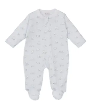 Beary Besties Blue Zip Footie