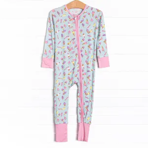 Beat the Heat Treat Bamboo Zippy Pajama, Blue