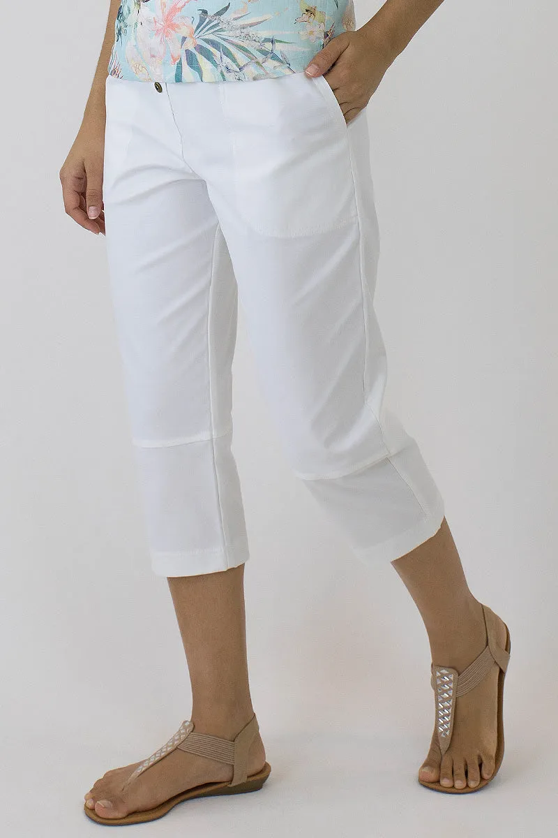 Bedarra 7/8 Length Pants in Cotton/Elastane B-01