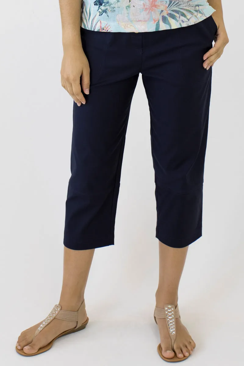 Bedarra 7/8 Length Pants in Cotton/Elastane B-01