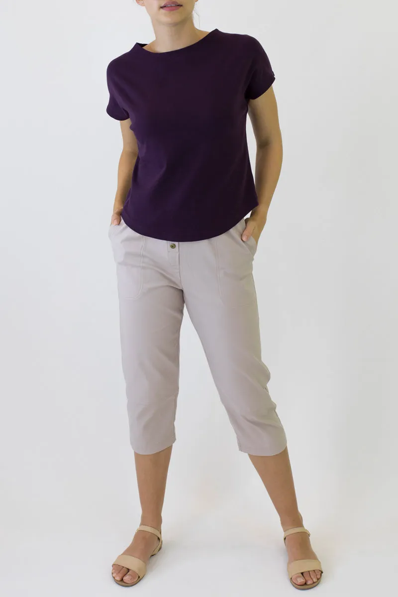 Bedarra 7/8 Length Pants in Cotton/Elastane B-01