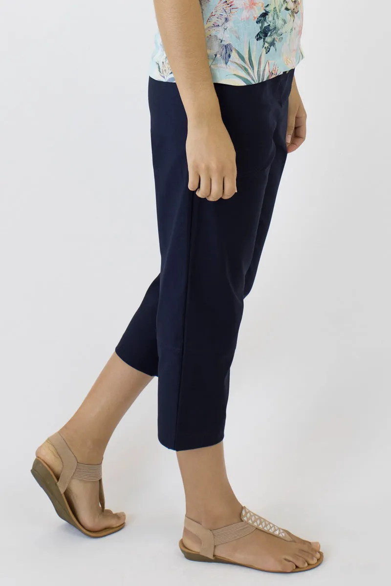 Bedarra 7/8 Length Pants in Cotton/Elastane B-01