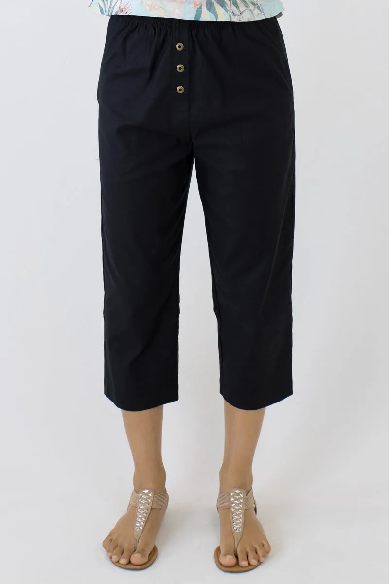 Bedarra 7/8 Length Pants in Cotton/Elastane B-01