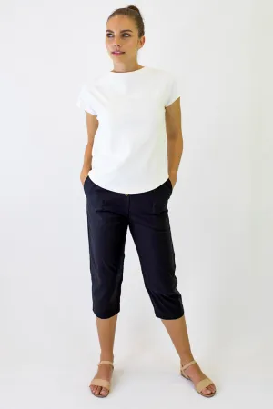 Bedarra 7/8 Length Pants in Cotton/Elastane B-01