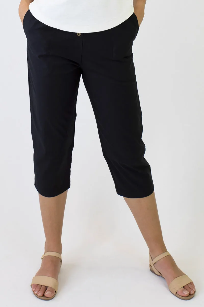 Bedarra 7/8 Length Pants in Cotton/Elastane B-01