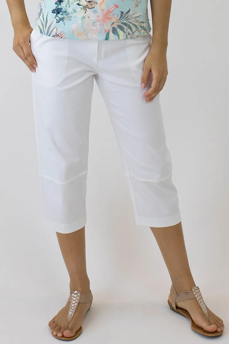 Bedarra 7/8 Length Pants in Cotton/Elastane B-01