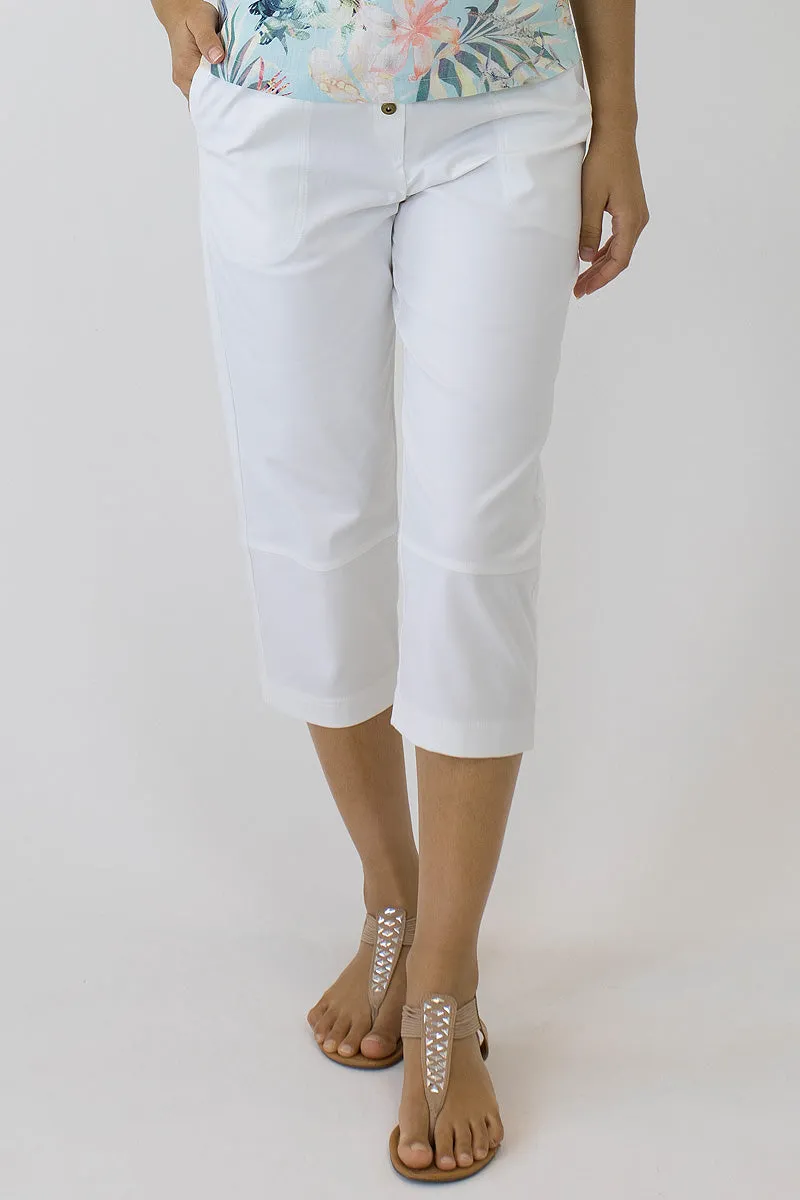 Bedarra 7/8 Length Pants in Cotton/Elastane B-01