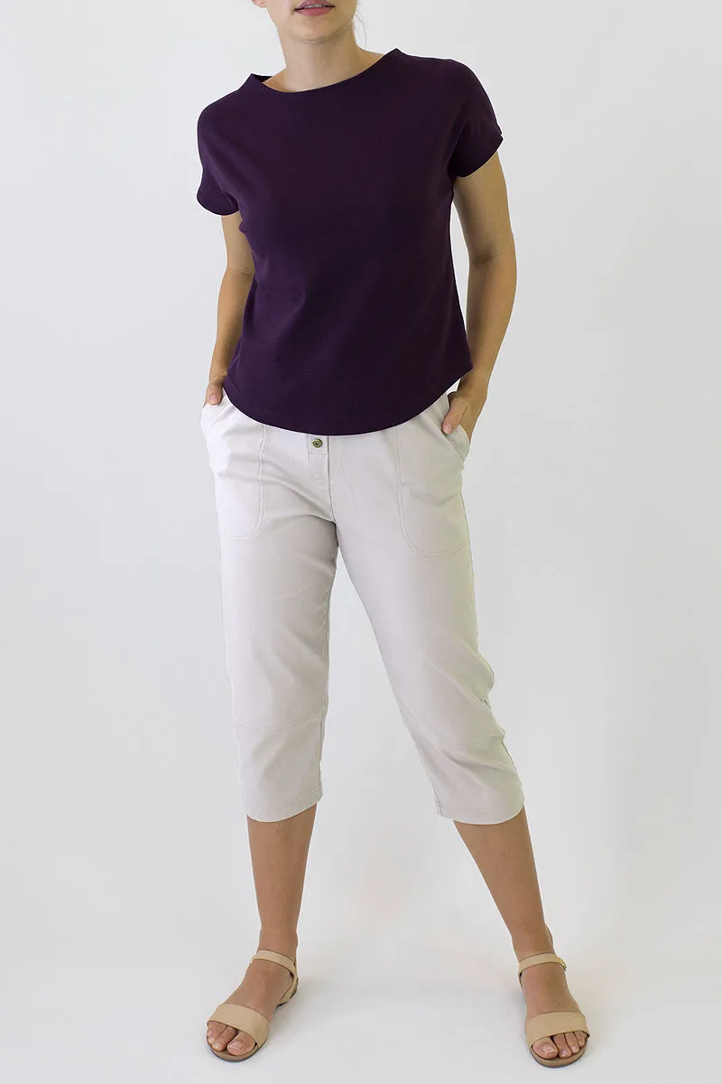Bedarra 7/8 Length Pants in Cotton/Elastane B-01