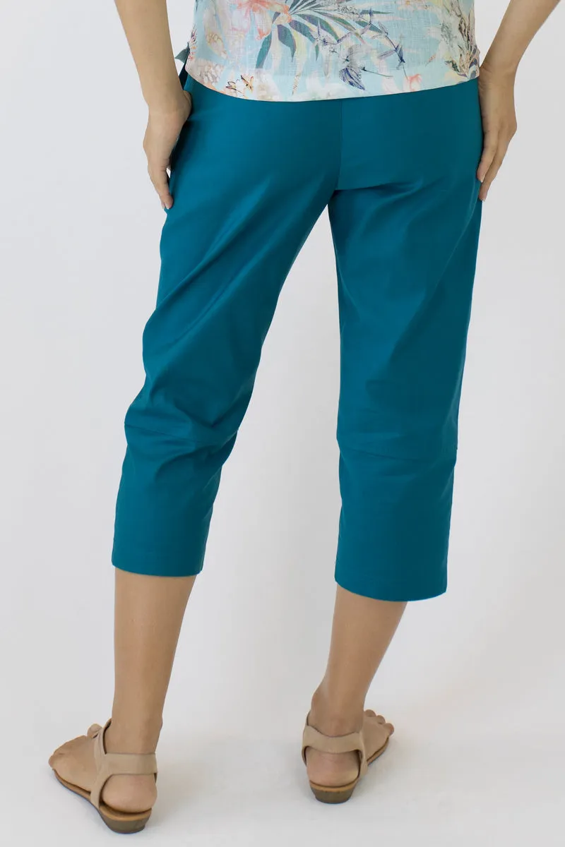Bedarra 7/8 Length Pants in Cotton/Elastane B-01