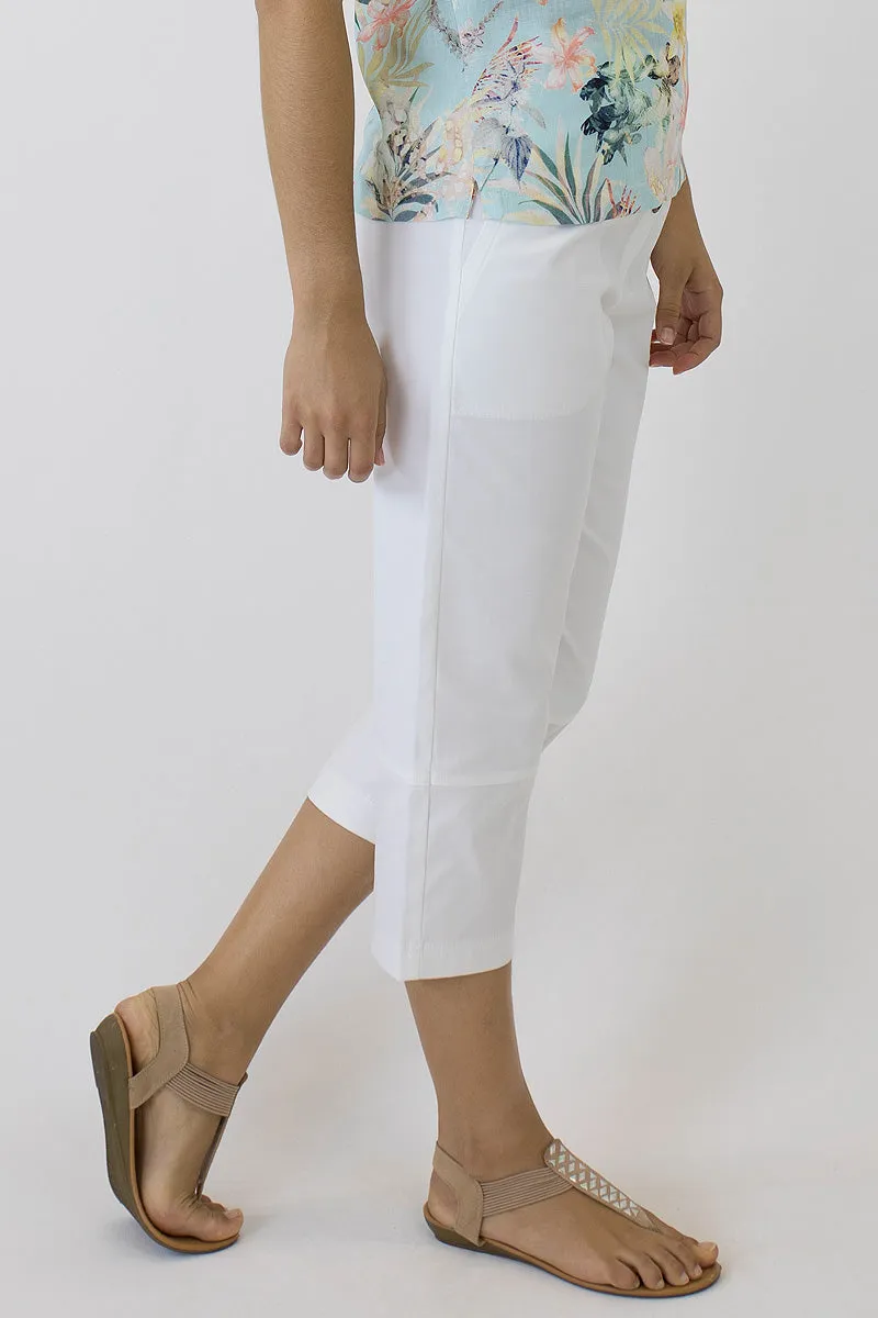 Bedarra 7/8 Length Pants in Cotton/Elastane B-01